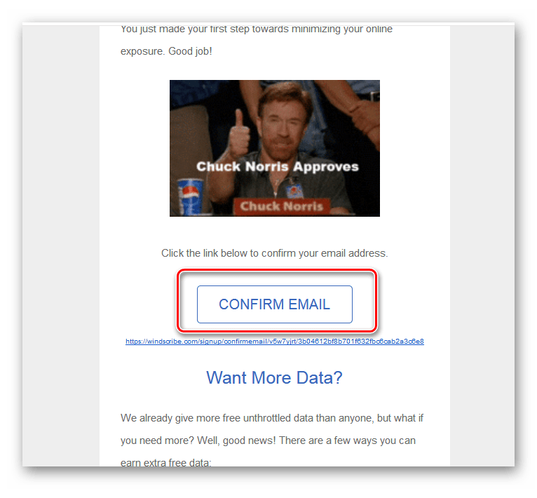 Ověřte svůj e-mail v dopisu ze seznamu Úschovata v systému Windows 7