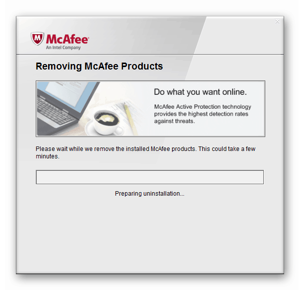 Deinstalowanie oprogramowania antywirusowego McAfee w systemie Windows 10