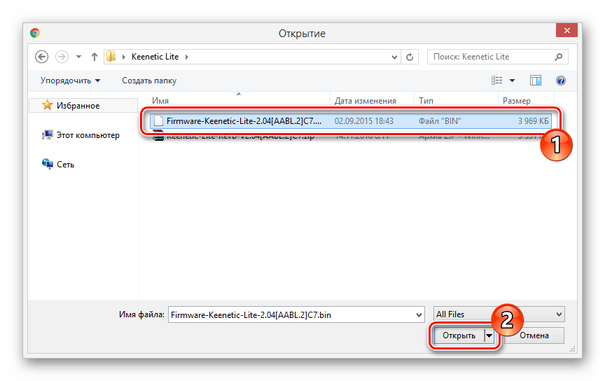 Одабир Кеенетиц Лите фирмвера на рачунару