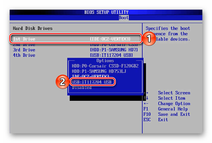 تعيين التمهيد من محرك أقراص فلاش USB في BIOS الكمبيوتر على نظام التشغيل Windows 10