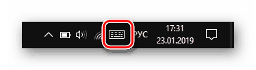 Ikona na obrazovke na paneli úloh v systéme Windows 10