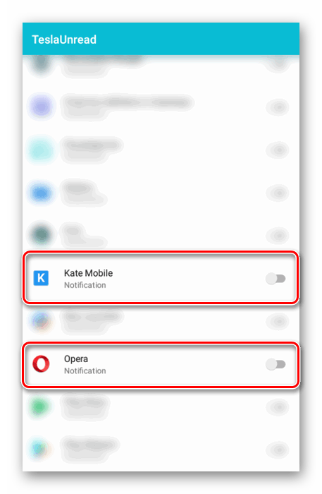 اعلان برای برنامه های دیگر در TeslaUnread