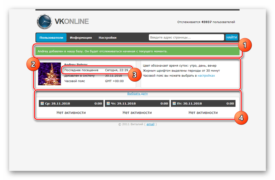تمت إضافة مستخدم VK بنجاح على VK عبر الإنترنت