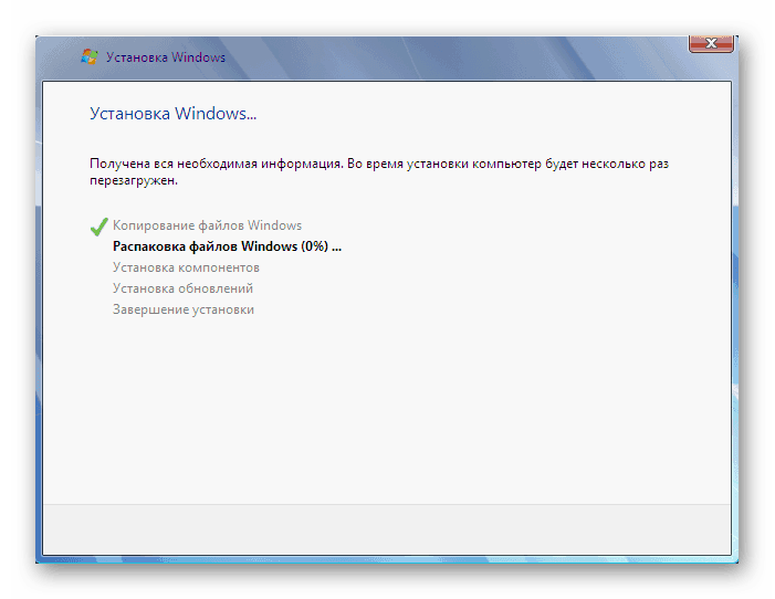 Установка компонентів для Windows 7
