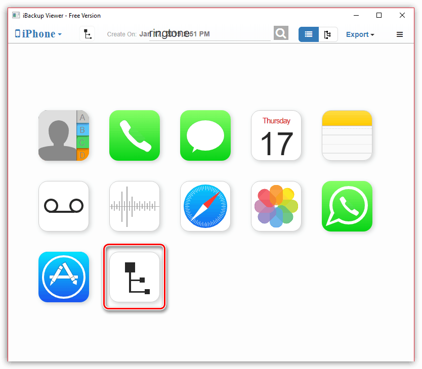 Zobrazte záložné dáta iPhone v aplikácii iBackup Viewer