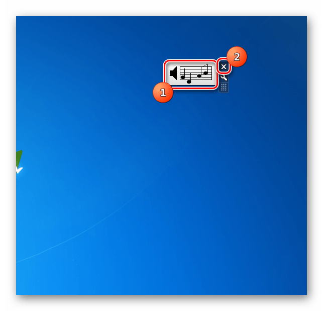 V operacijskem sistemu Windows 7 onemogočite pripomoček Radio GT-7