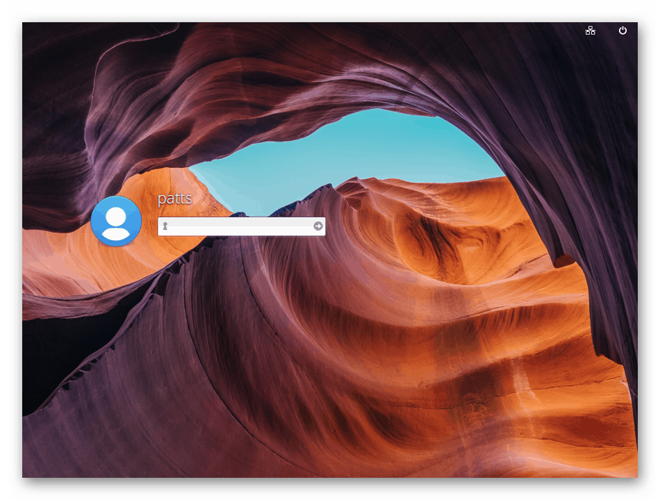 Prijavite se v operacijski sistem Elementary OS z geslom računa