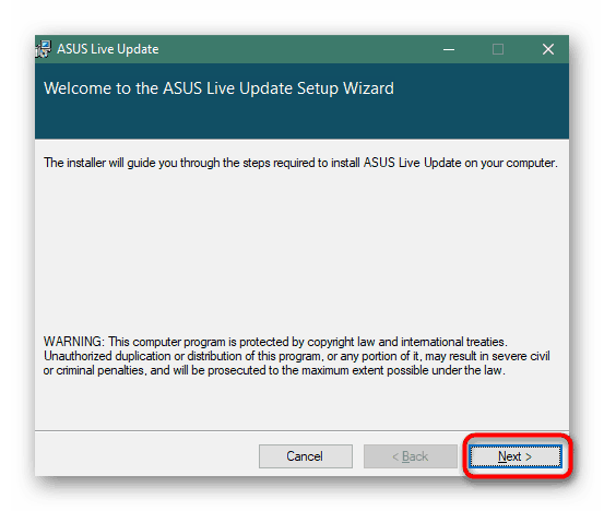 Instalace ASUS Utility pro další aktualizaci ovladačů