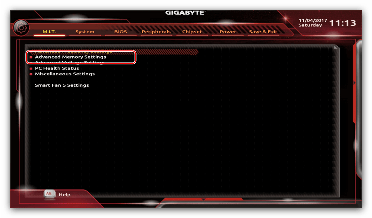 Gigabyte BIOS Setup