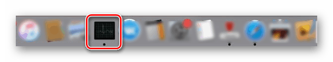 أيقونة أداة مراقبة حوض MacOS