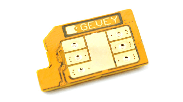 Gevey-SIM чип за iPhone отключване