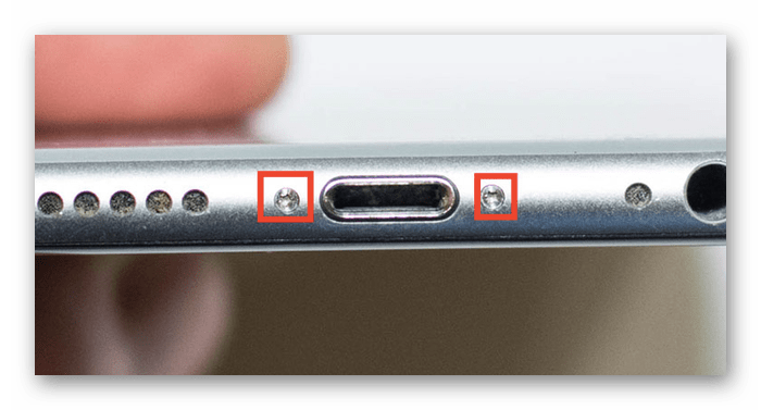 Инспектиране на звездообразните винтове при закупуване на iPhone с ръце