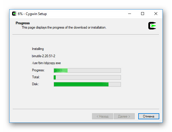 Namestitev Cygwin v računalnik