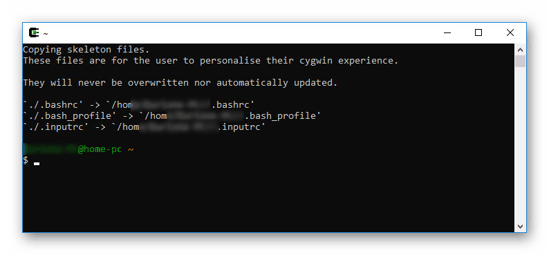 Priprava Cygwin datotek na računalniku