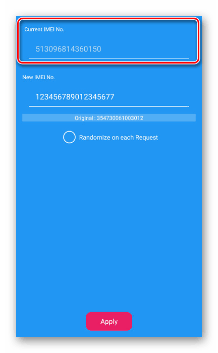 Uspešno spremenjen IMEI prek polnilnika IMEI