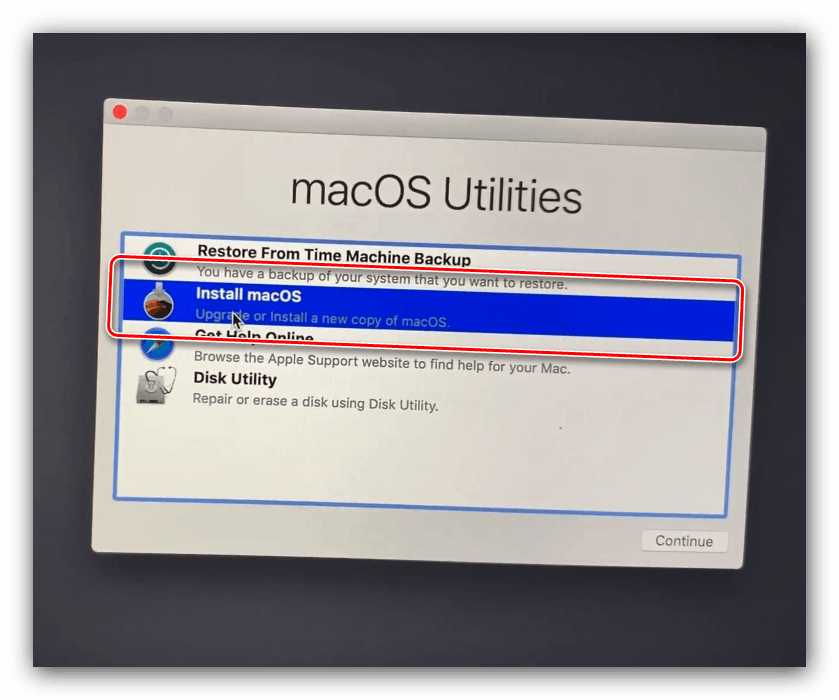 Запустити інсталяцію macOS з флешки