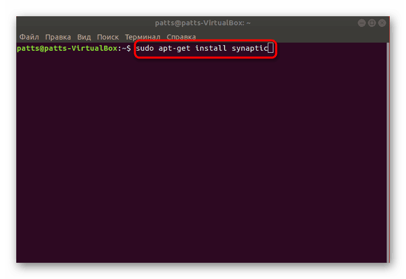 Príkaz na inštaláciu synaptic v ubuntu