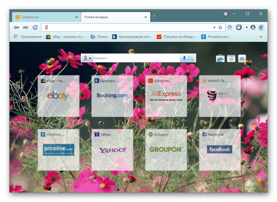 Модифициран нов раздел в SlimJet