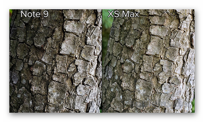 Сравнение на детайлите на iPhone XS Max и Galaxy Note 9