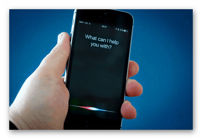 Siri Voice Assistant на iPhone