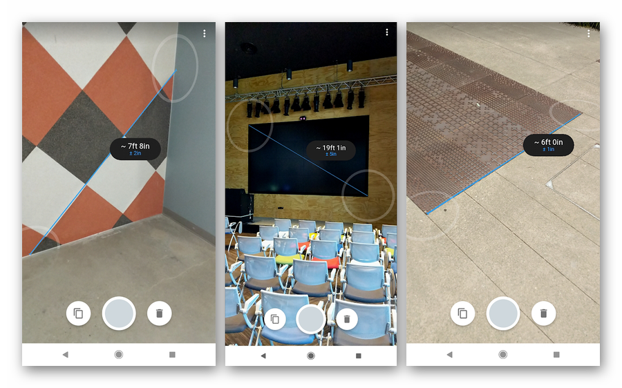 Primer uporabe Measure v Androidu
