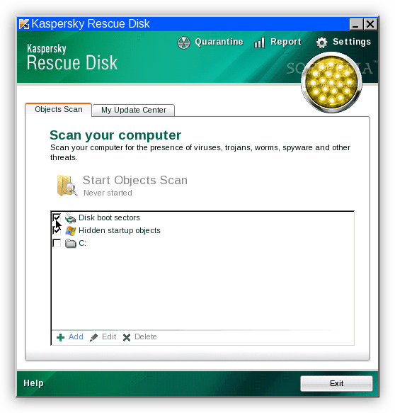 اسکن یک هارد اکسترنال ویروس با استفاده از ابزار Rescue Disk Kaspersky