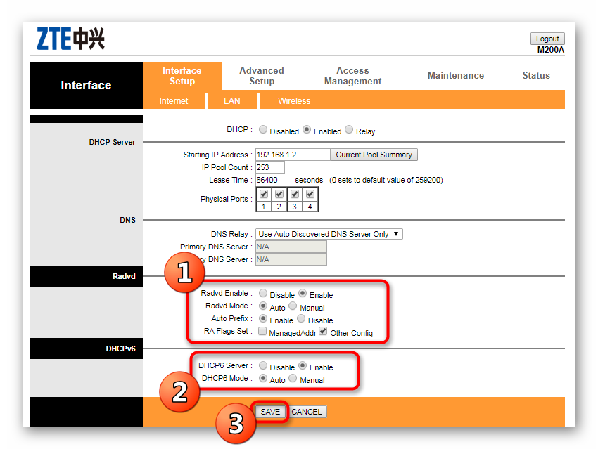 Конфигуриране на допълнителни параметри при конфигуриране на рутер Promsvyaz