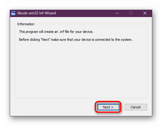 Přechod na práci s LibUSB v testovacím okně