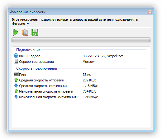 НетВорк Интернет Мерење брзине