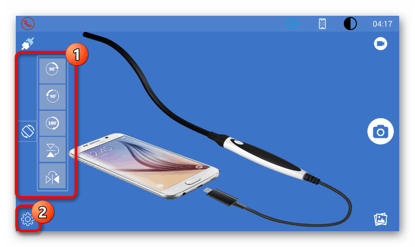 ویژگی های اضافی در نمای OTG در Android