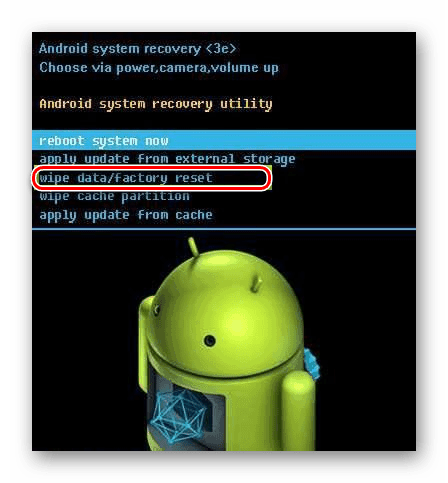 Postopek ponastavitve z obnovitvijo na Android