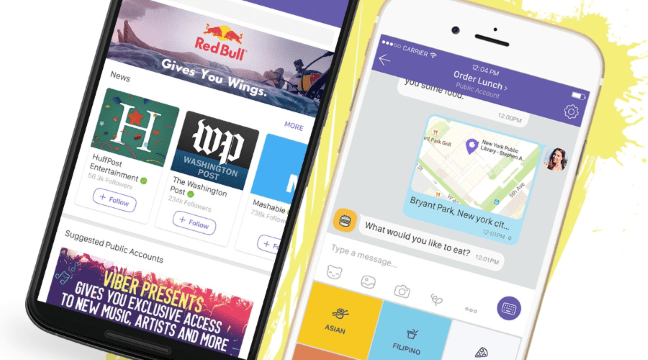 Публични акаунти в пратеника на Viber