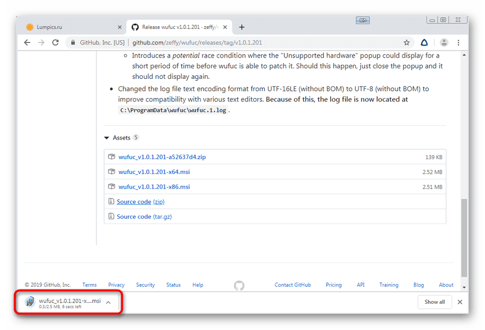 Spustenie inštalátora aplikácie wufuc na odstránenie problémov s aktualizáciami systému Windows