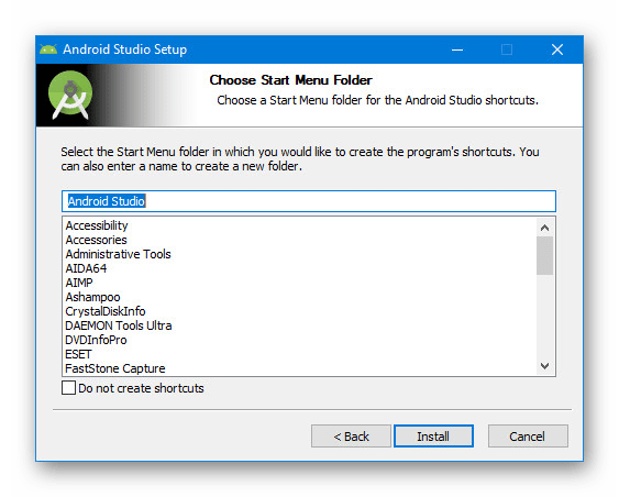 در حال نصب Android Studio در رایانه شخصی خود هستید