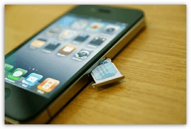 Zamenjava kartice SIM iPhone