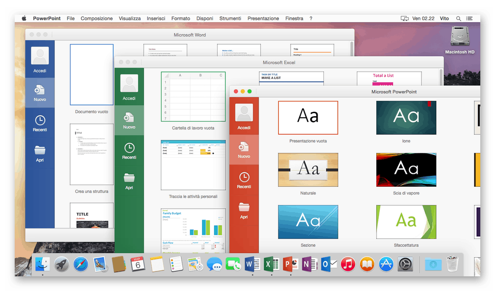Microsoft Office در حال اجراست