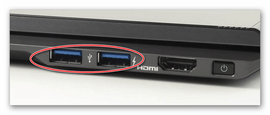 USB портове на лаптоп за зареждане на iPad