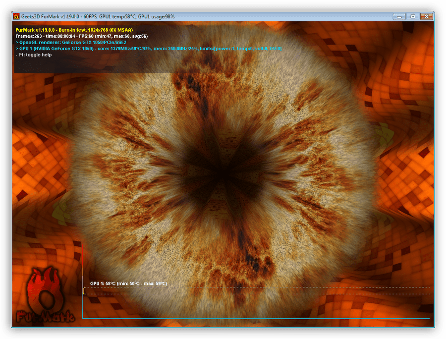 Proverka-stabilnosti-videokartyi-V-програма-FurMark