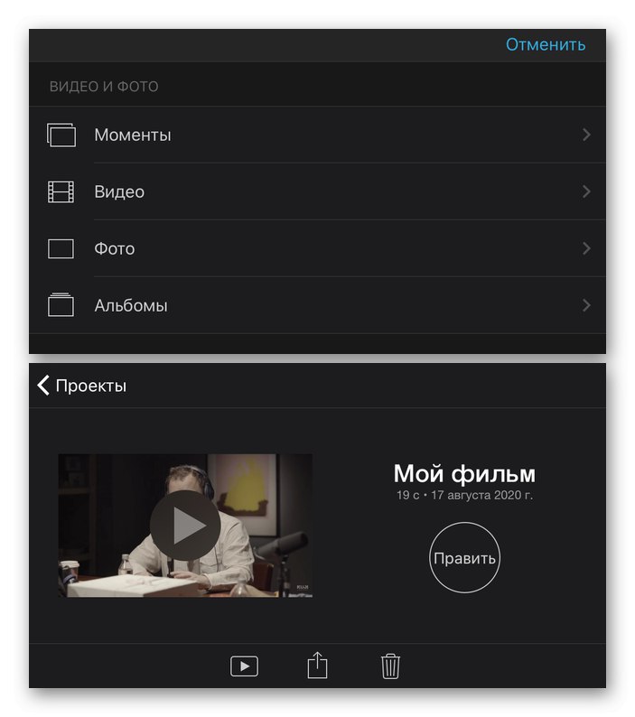 Stáhněte si aplikaci iMovie z App Store na iPhone