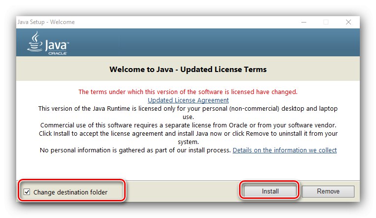Rozpocznij instalację środowiska wykonawczego Java w celu automatycznej aktualizacji sterowników dla NVIDIA