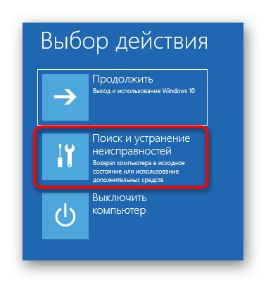 Otvorenie rozšírených možností v režime obnovenia systému Windows 10