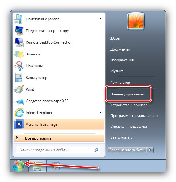 Otwórz Panel sterowania, aby zmienić skojarzenia plików za pomocą narzędzia systemowego Windows 7