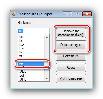 Kontrolowanie Unassoc w celu zmiany skojarzeń plików w systemie Windows 7