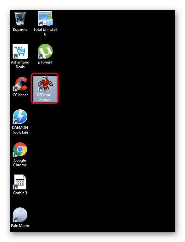 Zagon Diabla 2 v sistemu Windows 7 s spremenjeno bližnjico