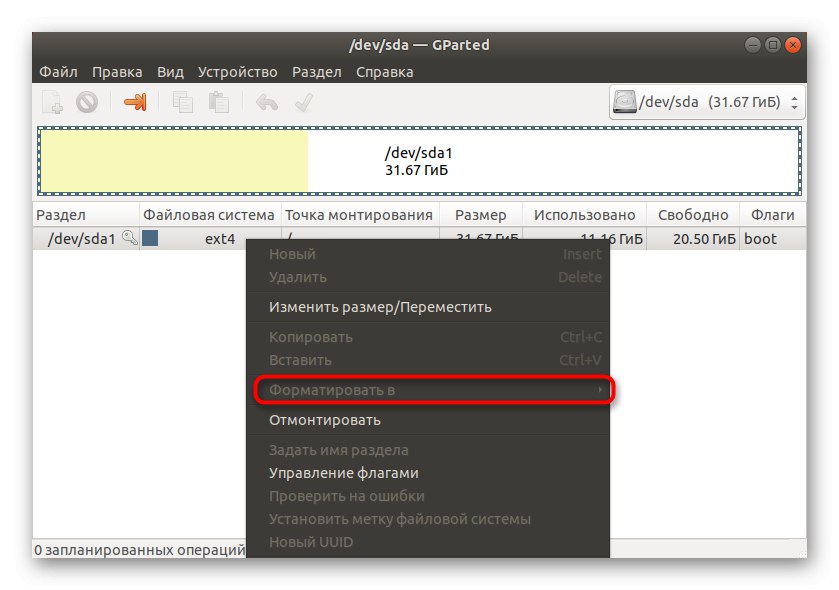 Formatowanie dysku za pomocą narzędzia Gparted w systemie Linux