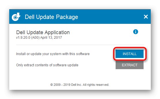 Стартирайте инсталацията на приложението, за да актуализирате драйвери DELL Vostro 15 3000 Series