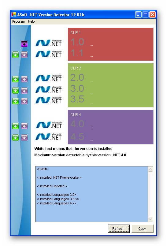 Актуализиране на Microsoft .Net Framework с ASoft .NET детектор на версии