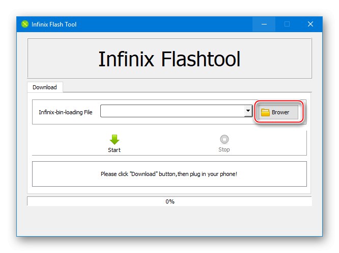 Doogee X5 MAX Infinix Flash Tool sťahuje firmvér do programu