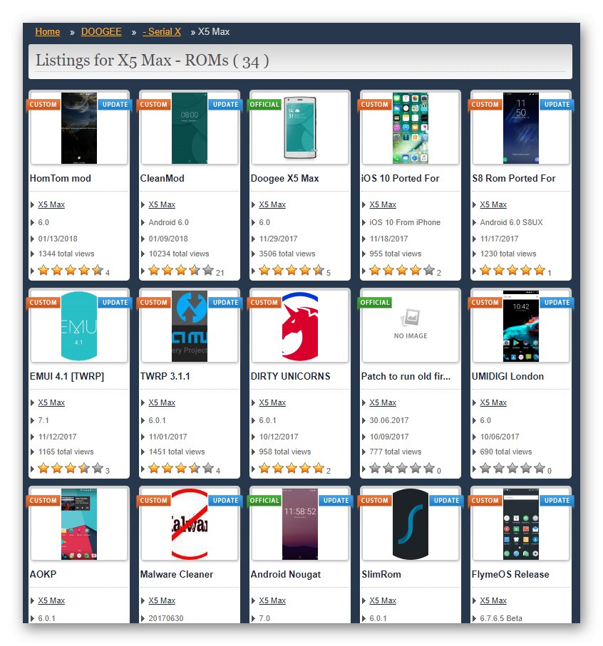 Vlastný firmvér Doogee X5 MAX pre smartphone