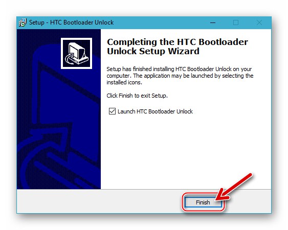 HTC Desire 601 завършва инсталацията и стартира Kingo HTC Bootloader Unlock, за да отключи устройството за зареждане
